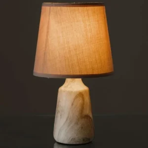 Unimasa Lampe De Chevet Beige Marbré 8