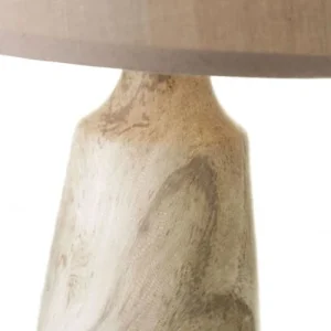 Unimasa Lampe De Chevet Beige Marbré 10