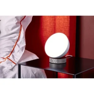 LEXON Lampe De Réveil En Métal Marron Foncé 10