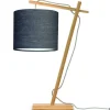 Good & Mojo Lampe De Table Bambou/lin H46cm 8