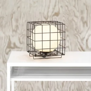 Markslöjd Lampe De Table Cage Métal Et Globe Verre 7