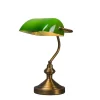 QAZQA Lampe De Table En Acier Vert 22