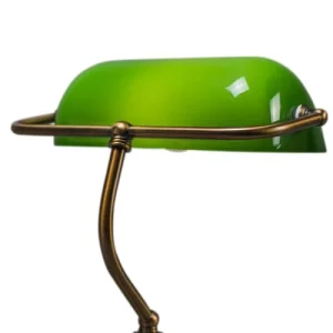 QAZQA Lampe De Table En Acier Vert 13