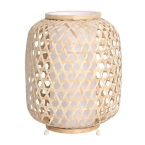 Keria Lampe De Table En Bamboo Naturel 14