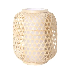 Keria Lampe De Table En Bamboo Naturel 16