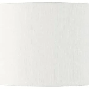 Good & Mojo Lampe De Table En Bambou Abat-jour En Lin Blanc, H. 54cm 14