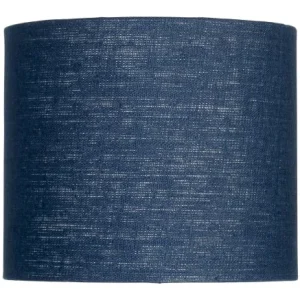 Good & Mojo Lampe De Table En Bambou Abat-jour En Lin Bleu Denim, H. 59cm 16