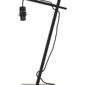 Good & Mojo Lampe De Table En Bambou Noir, H. 46cm 18