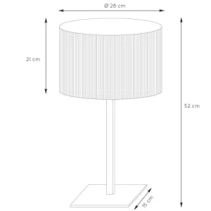 Lucide Lampe De Table En Bois 14