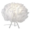 Keria Lampe De Table En Fabric Blanc 22