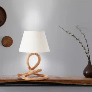 BRILLIANT Lampe De Table En Fabric Naturel 9