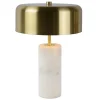 Lucide Lampe De Table En Marble Blanc 20