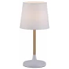 Keria Lampe De Table En Métal Blanc 14