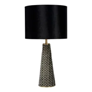 Lampea Lampe De Table En Métal Noir 47 Cm 12