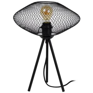 Lucide Lampe De Table En Métal Noir 16