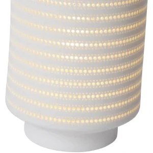 Lucide Lampe De Table En Plastique_synthetic Blanc 18