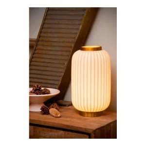 Lampea Lampe De Table En Porcelaine Blanc 33,7 Cm 8