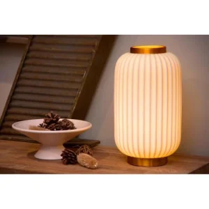 Lampea Lampe De Table En Porcelaine Blanc 33,7 Cm 12