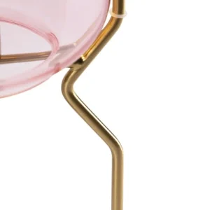 QAZQA Lampe De Table En Verre Rose 16