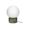 Hubsch Lampe De Table En Verre Vert 11