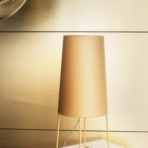 Frau Maier Lampe De Table Minisophie Tissus Gold 20x46x20 Cm 9