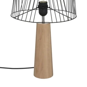 Home Maison Lampe Droite Esprit Contemporain Métal Noir 46 Cm 10