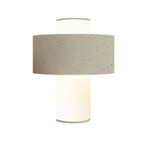 Abat-jours Lampe Gris D 35 Cm 18