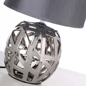 Unimasa Lampe En Céramique Argentée 9