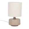 Maisons Du Monde Lampe En Céramique Beige Et Abat-jour En Coton écru 22