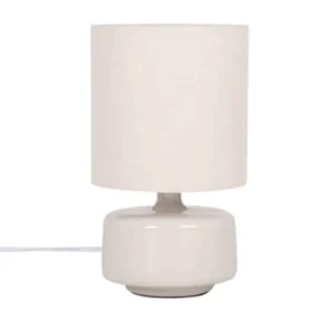 Maisons Du Monde Lampe En Céramique Beige Et Abat-jour En Coton écru 14