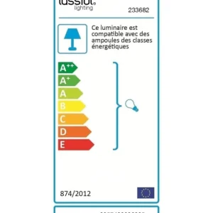 Lussiol Lighting Lampe En Céramique Noir H.29 Cm 9