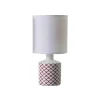 Lussiol Lighting Lampe En Céramique Rouge H.29 Cm 19