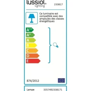 Lussiol Lighting Lampe En Métal Gris H.20 Cm 6