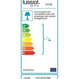 Lussiol Lighting Lampe En Métal Gris H.40 Cm 9