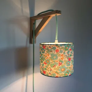 Belamp Lampe équerre Liberty Betsy Menthe Cordon Vert Menthe 8