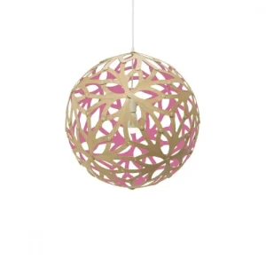 MOAROOM Lampe Floral Colorée 80cm Bambou Et Rose 10