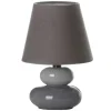 Unimasa Lampe Galets Tons De Gris 22 Cm 10