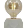 Junny Lampe Hexagone En Béton Beige Fabrication Artisanale 22