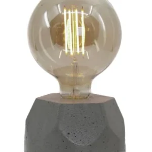 Junny Lampe Hexagone En Béton Beige Fabrication Artisanale 12