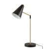 J-line Lampe Metal De Couleur Noire Métal H37cm 22