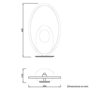 Lo Select Lampe Métal Doré Led 11