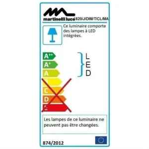 Martinelli Luce Lampe Nomade LED H35cm 12