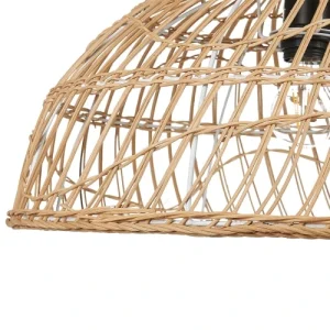 Beliani Lampe Suspendue En Rotin Naturel 16