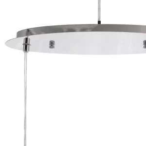 Beliani Lampe Suspension Argenté 18