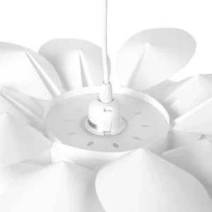 Beliani Lampe Suspension Blanc 10