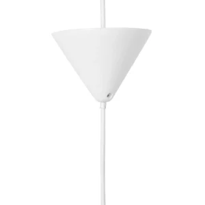 Beliani Lampe Suspension Blanc 12