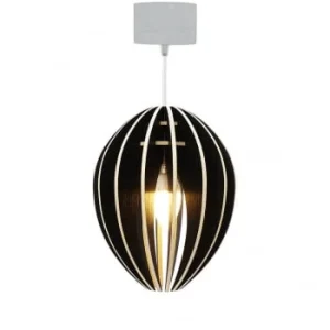 Gone’s Lampe Suspension Bois Et Béton Frêne Teinté Blanc Cordon Blanc 12