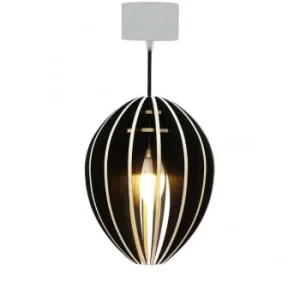 Gone’s Lampe Suspension Bois Et Béton Frêne Teinté Blanc Cordon Blanc 18