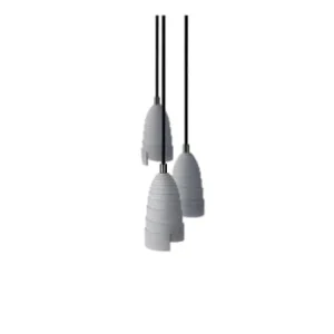 Gone’s Lampe Suspension En Béton Accessoires Cuivrés 16