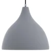 Beliani Lampe Suspension Gris 20